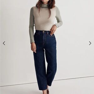 Colorblock Ribbed Turtleneck